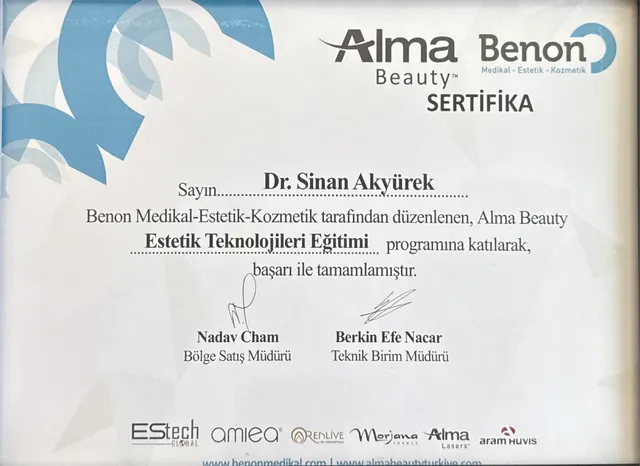Alma / Benon Sertifikası