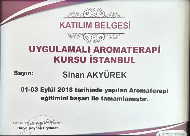 Aromaterapi Sertifikası