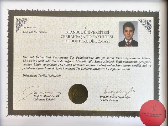 Tıp Doktoru Diploması