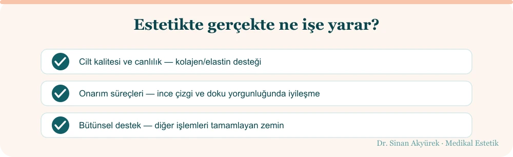 Rejeneratif tıbbın estetikte yaptıkları: cilt kalitesi ve canlılık, onarım süreçleri, diğer işlemlere bütünsel destek